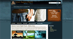 Desktop Screenshot of gracebaptistabilene.com